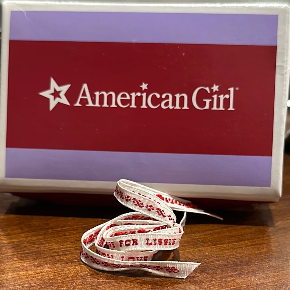 American Girl Doll Retired Felicity’s Garter Wove Ribbon ONLY Lissy x 2